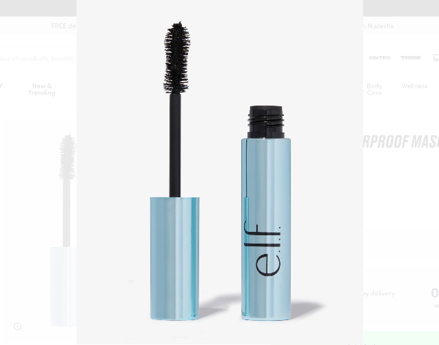 e.l.f big mood waterproof mascara - black