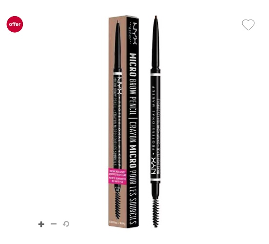 nyx professional makeup micro brow pencil - cool ash brown