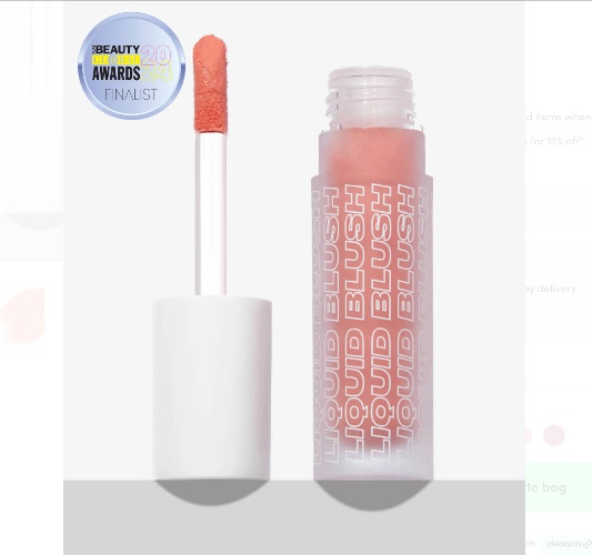 beauty bay liquid cream blush - peaches