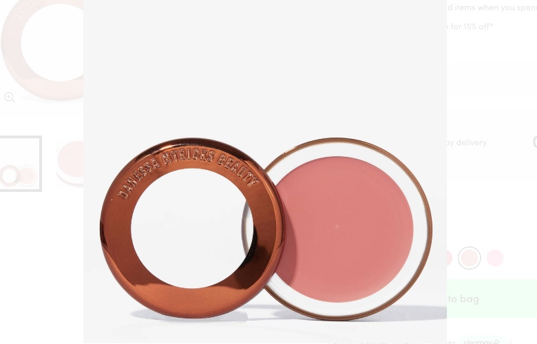 danessa myricks yummy skin blurring balm powder flushed - rose n brunch