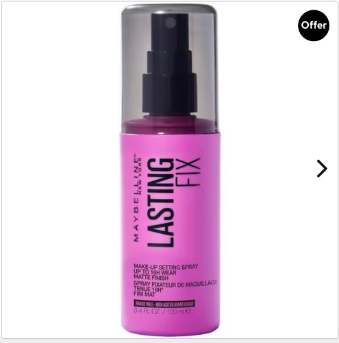 maybelline lasting fix setting spray
