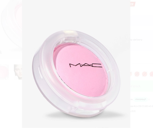 mac glow play blush - totally synced