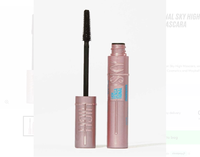 lash sensational sky high waterproof mascara - black