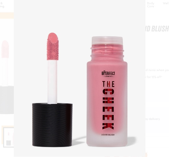 bperfect the cheek liquid blush - rosie