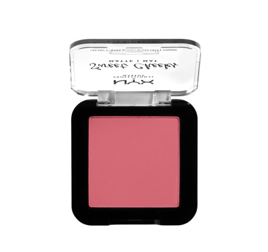 nyx sweet cheeks creamy powder blush in matte - day dream
