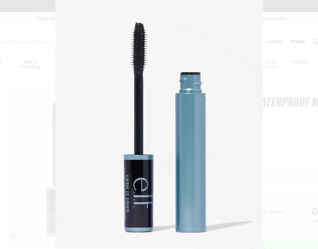 e.l.f lash it loud waterproof mascara - black