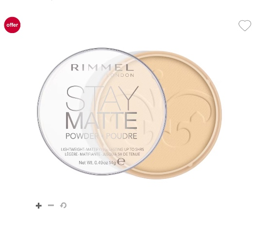 rimmel London stay matte pressed powder - translucent