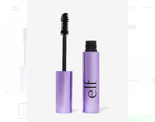e.l.f big mood mascara - black
