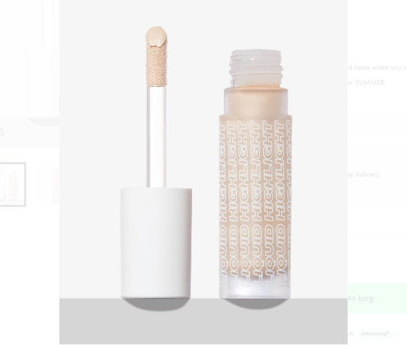 by beauty bay liquid highlighter - pearl