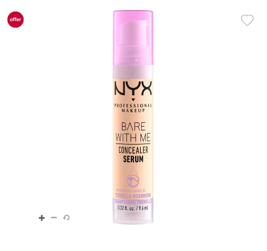nyx bare with me concealer serum - fair