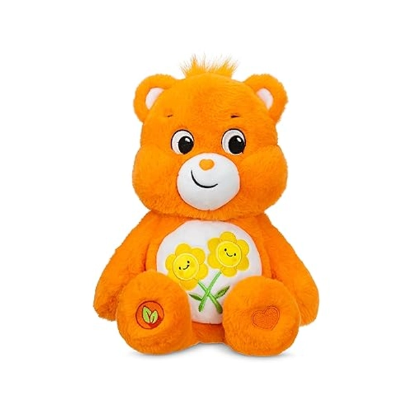 Care Bears 14" Friend Bear Plushie - Medium Size - Orange Plush for Ages 4+ – Perfect Stuffed Animal Holiday, Birthday Gift, Super Soft and Cuddly – Good for Girls and Boys, Collectors - Care Bears 14" Friend Bear