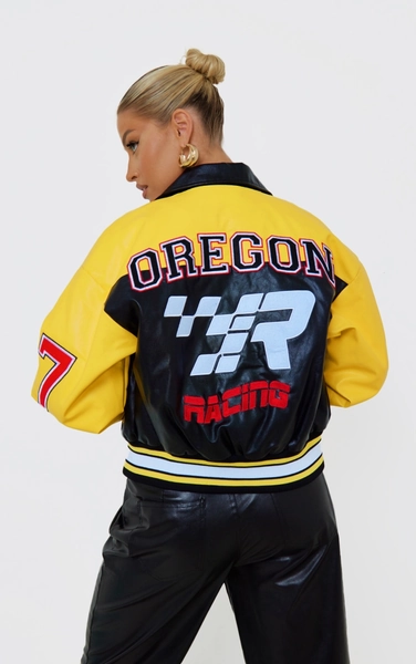 PLT Yellow Bomber Jacket