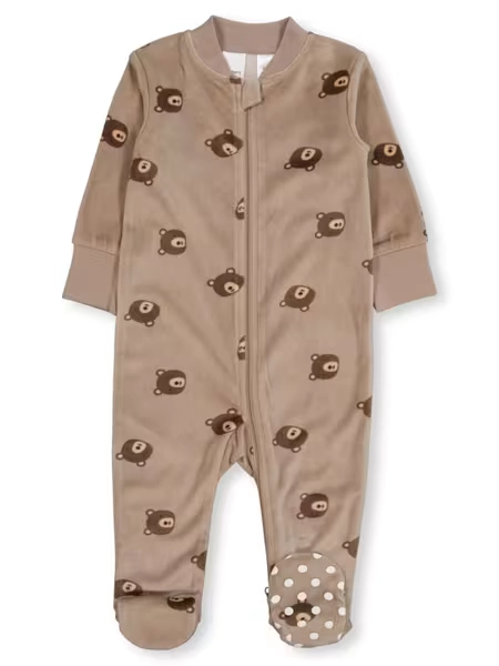 Baby Microfleece Print Romper