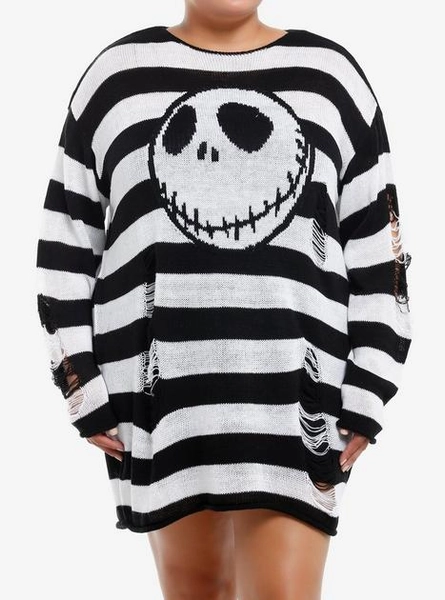 Her Universe The Nightmare Before Christmas Jack Skellington Sweater Dress Plus Size | Hot Topic