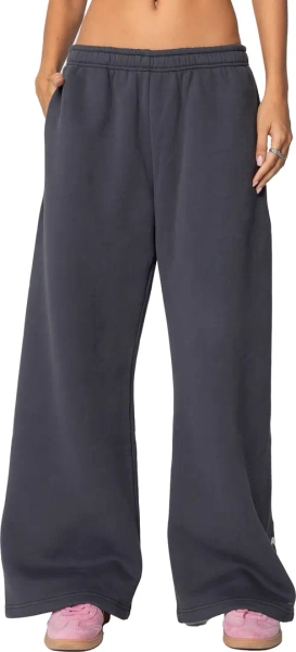 EDIKTED Bonney Bow Wide Leg Sweatpants | Nordstrom