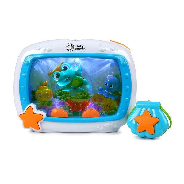 Baby Einstein Sea Dreams Soother Musical Crib Toy and Sound Machine, Newborn and up - Multicolored