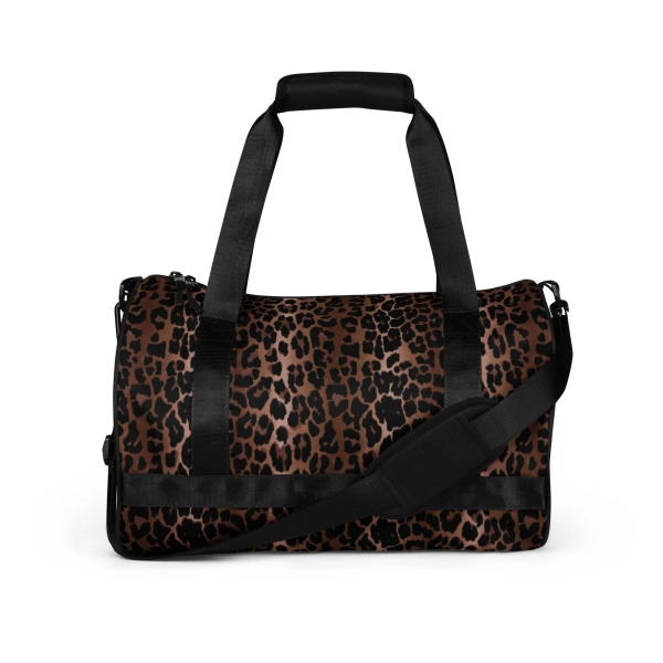 Overnighter Carryon Workout Duffle Bag in OG Leopard Print | Pinup Couture Relaxed | Default Title
