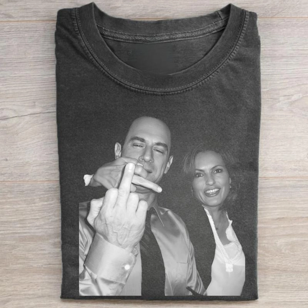 Vintage Elliot Stabler And Olivia Benson Shirt, Elliot and Olivia Shirt, Law and Order SVU Tee, Funny Shirt, Movie Shirt, Movie Character Shirt, Meme Shirt Menswear Top Underwear Tshirt Streetwear Wetsuit Streetwear Wetsuit - TikTok Shop