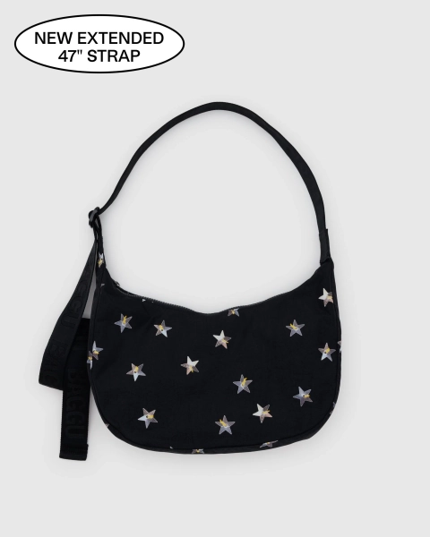 Medium Nylon Crescent Bag