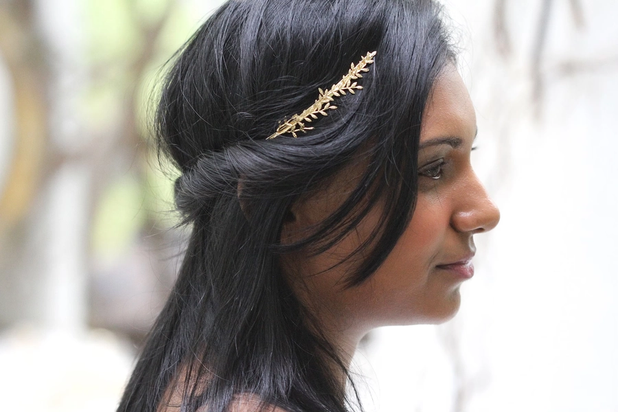 Wild Branches Twigs Goddess Crown Gold Greek Headpiece Bridal Hair Accessories, Wedding Tiara, Roman Crown, Silver Ancient Headband