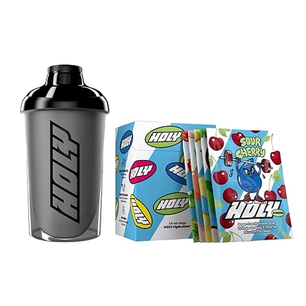 HOLY Hydration® Starter Set - 2x7 Sorten mit natürlich-fruchtigem Geschmack - Zuckerfreier Sport-Drink mit Elektrolyten & Mineralstoffen - Vegan & mit echtem Kokoswasser – 100% natürliche Fruchtaromen - Starter Set HOLY Hydration®