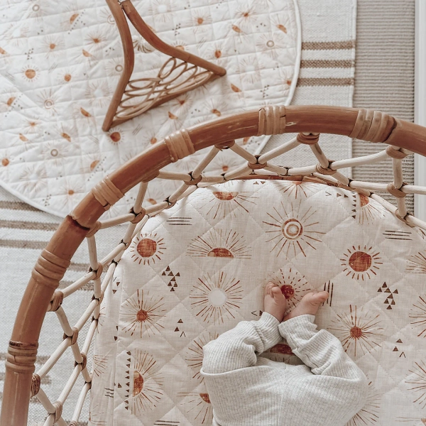 Bambella Designs Waterproof Bassinet Sheet/Change Mat Cover | Bohemian Sunshine | Default Title