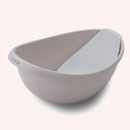 Bubble Cuddle Bath with Bath Seat | Taupe