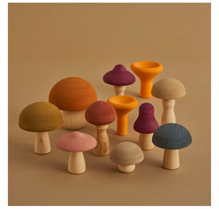 Raduga Grez Wooden Mushroom Set | Little French Heart