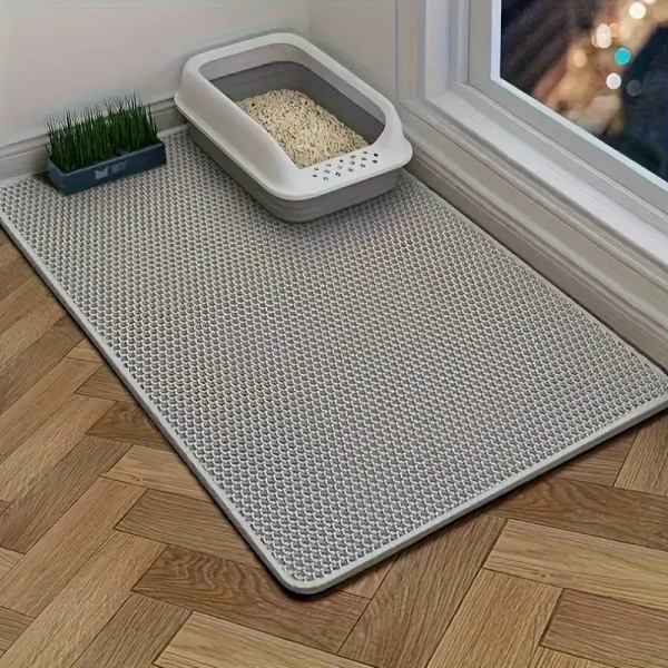 tapis litière chat en   double couche premium - Temu France