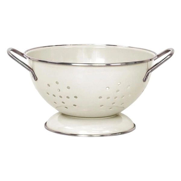 Metal Vintage Enamel Food Colander