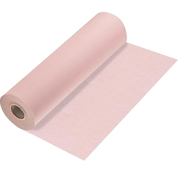 100%Mosel Vlies Tischläufer, in Blassrosa (30 cm x 25 m), dekoratives Tischband, edle Tischdeko für Geburtstage & Hochzeiten, Bunte Dekoration zu besonderen Anlässen - Hellrosa (019)