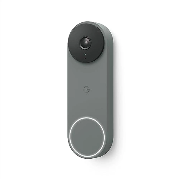 Google Nest Doorbell - (Wired, 2nd Gen) - Wired Video Doorbell Camera - Doorbell Security Camera - Ivy - Nest Doorbell - Wired - Ivy