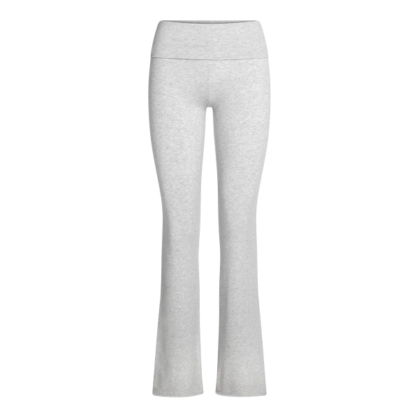 COTTON JERSEY FOLDOVER PANT | LIGHT HEATHER GREY | MEDIUM