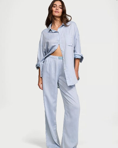 Modal-Cotton Long Pajama Set