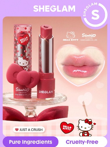 Hello Kitty｜SHEGLAM Be My Baby Hydrating Lipstick-Just A Crush