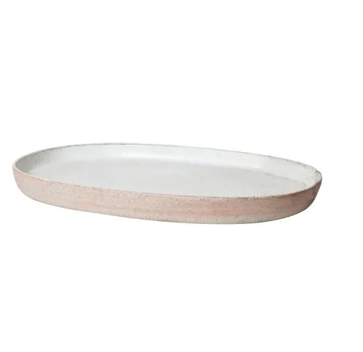 Robert Gordon Natural Home Oval Tray in White Speckle | MYER