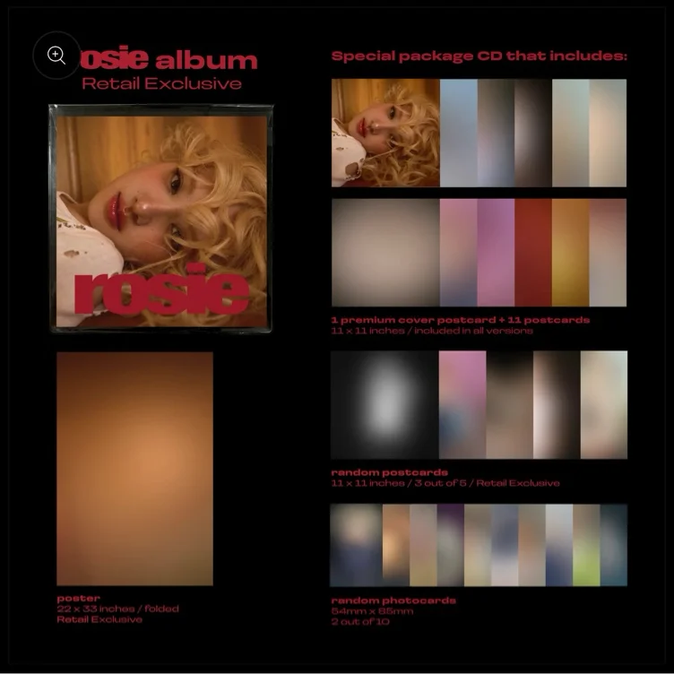 Rosie album (retail exclusive)