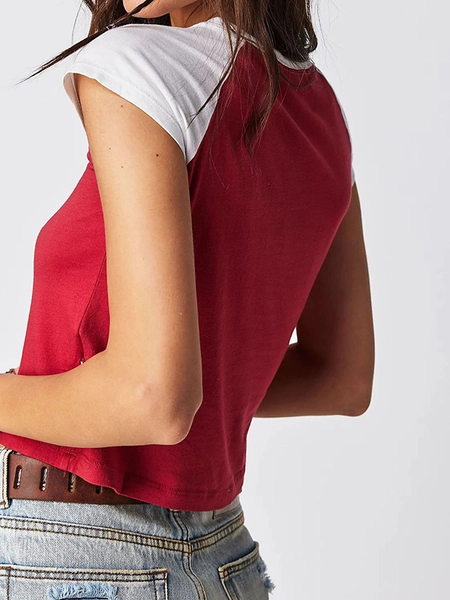 Clashing Star Print Short Sleeve Tee