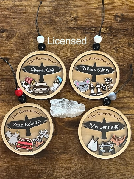 Ravenhood Officially Licensed Shaker style Ornaments.