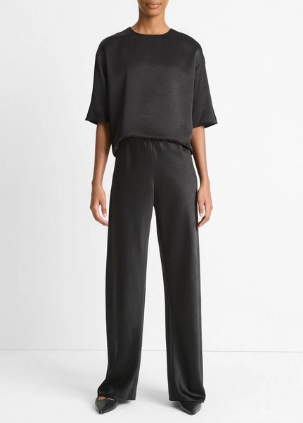 Fluid Satin T-Shirt
