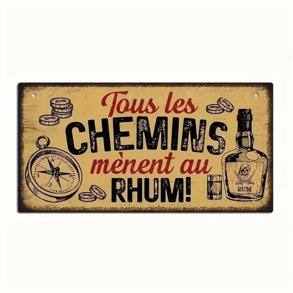 1 pc pancarte en bois d’inspiration française «     - Temu France