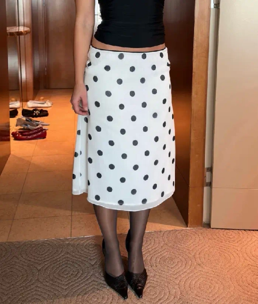 Penny Polka-Dot Skirt