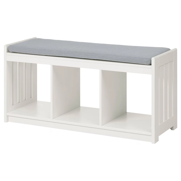 PANGET Storage bench - white