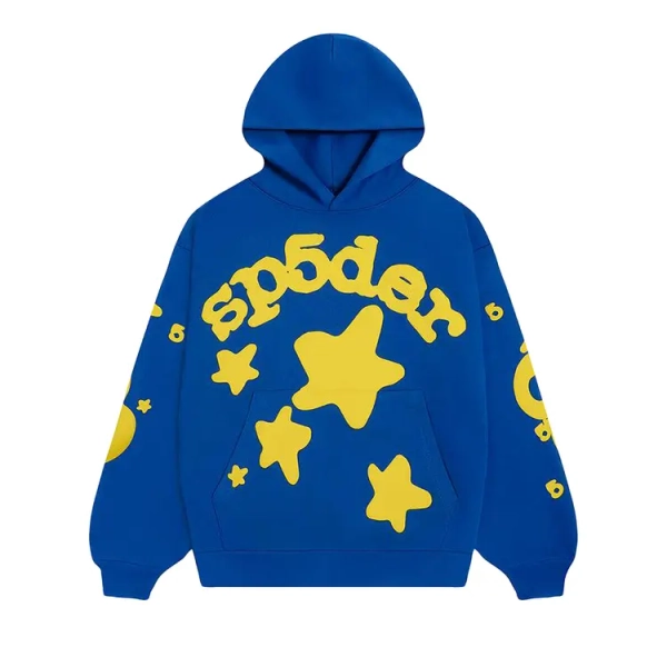 Buy Sp5der Beluga Hoodie 'TC Blue' - SS09FW24BLU | GOAT