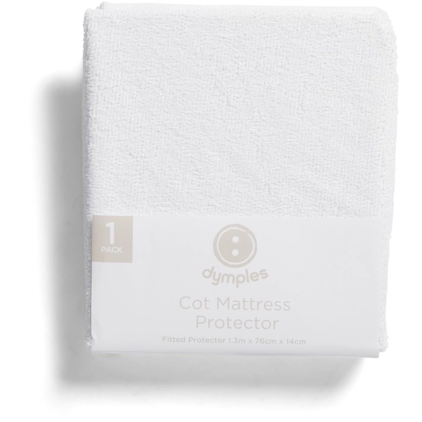 Dymples Terry Cot Mattress Protector | BIG W