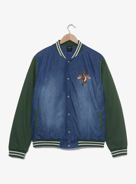 Disney Winnie the Pooh Tigger Denim Bomber Jacket - BoxLunch Exclusive