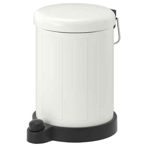 TOFTAN Trash can - white 1 gallon
