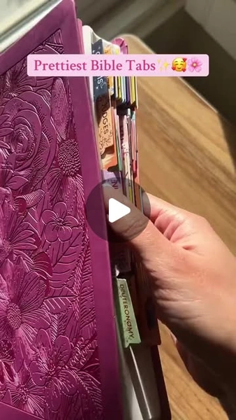 CC-Cheernest on Instagram: "✝️💛Make Bible study beautiful! Floral Bible Tabs 66 Peel-and-Stick – effortlessly mark every chapter with elegance and ease. 📖✨ Get yours now and add a touch of floral grace to your devotion time!"