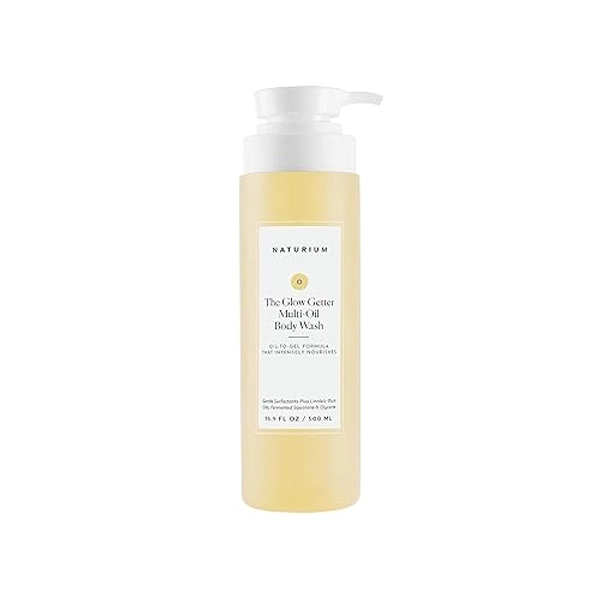Naturium The Glow Getter Multi-Oil Hydrating Body Wash, Gentle Cleanser, 16.9 oz - Glow Getter - 16.9 Fl Oz (Pack of 1)