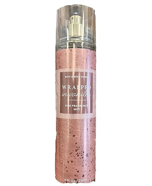 Bath and body Lotion, Perfume Mist, Shower Gel Fragrance Collection (Wrapped in Vanilla Fragrance Mist, 8 Fl Oz (Pack of 1))